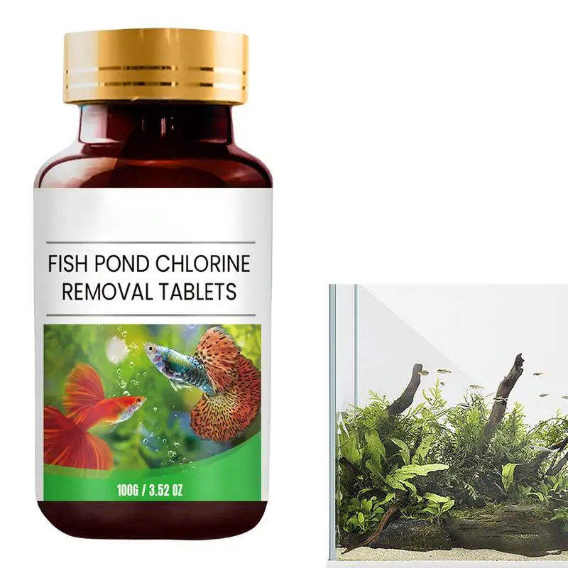 

Таблетки для удаления хлора в пруду, очиститель воды в аквариуме