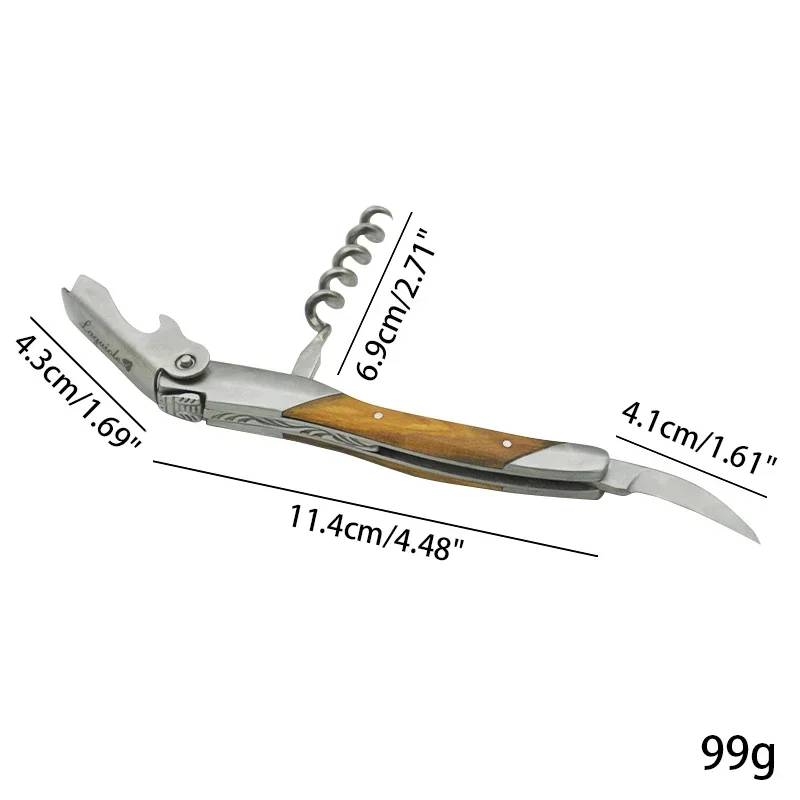 Laguiole Foil cutter, Corkscrewセット Forge de Laguiole Pinot Noir Corkscrew with Damascus Foil