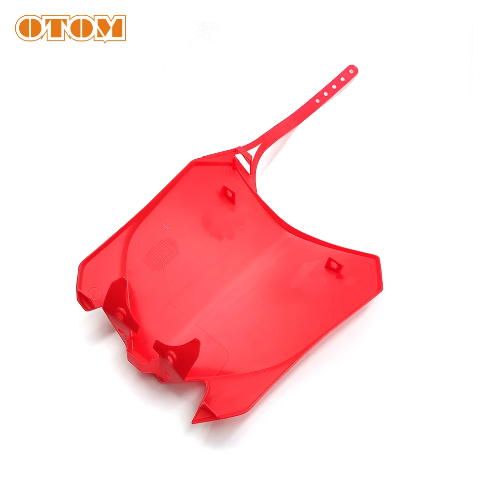OTOM 오토바이 번호판 혼다 CRF250R CRF450R 모토크로스 핏 먼지 자전거 액세서리 용 전면 플라스틱 펜더 커버 페어링