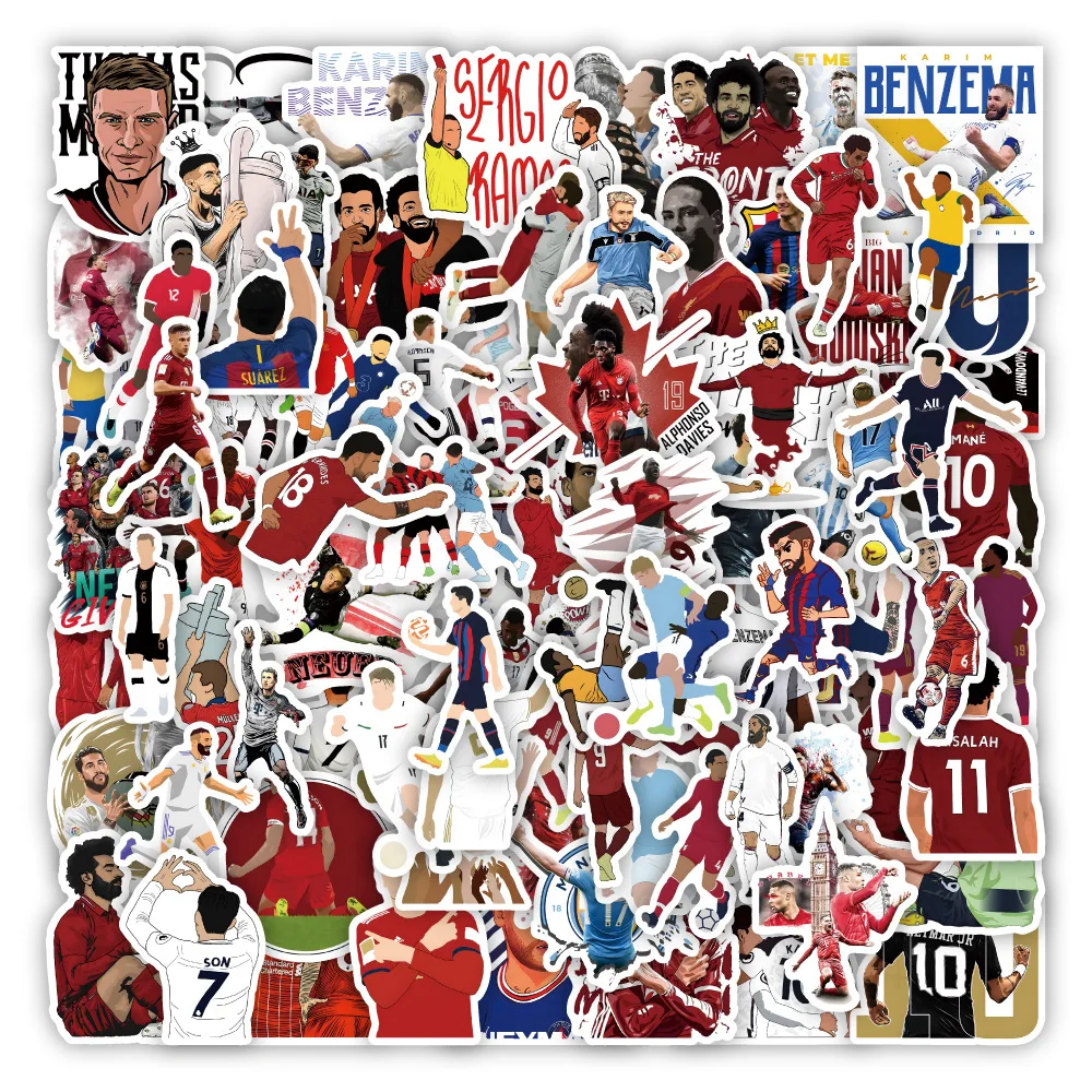 

Football Sports Stickers Notebook Scrapbooking Bike Laptop Skates Planner Kids Toys Guitar Car Motorcycle Phone Case Stationery