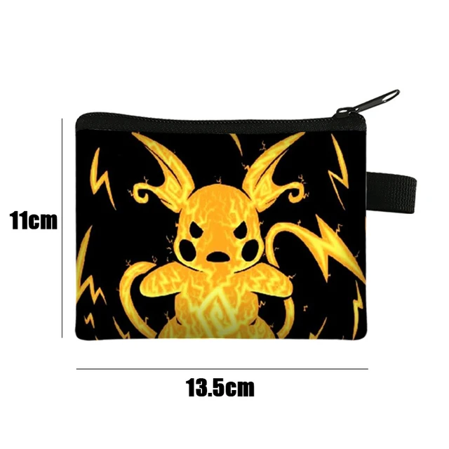 New Pokemon Kids Coin Purse Portable Card Holder Pokemon Cute Print Keychain Storage Kawaii Bag Pikachu Figure Children Toy Gift 2
