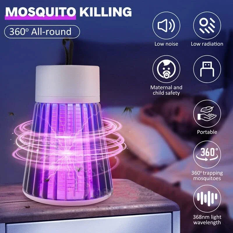 1PC Indoor And Outdoor Mosquito Uv Usb Charging Trap Camping Travel Charging Treasure Plug Can Be Carried