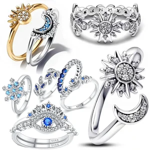 Женское серебряное кольцо со сверкающей головой
