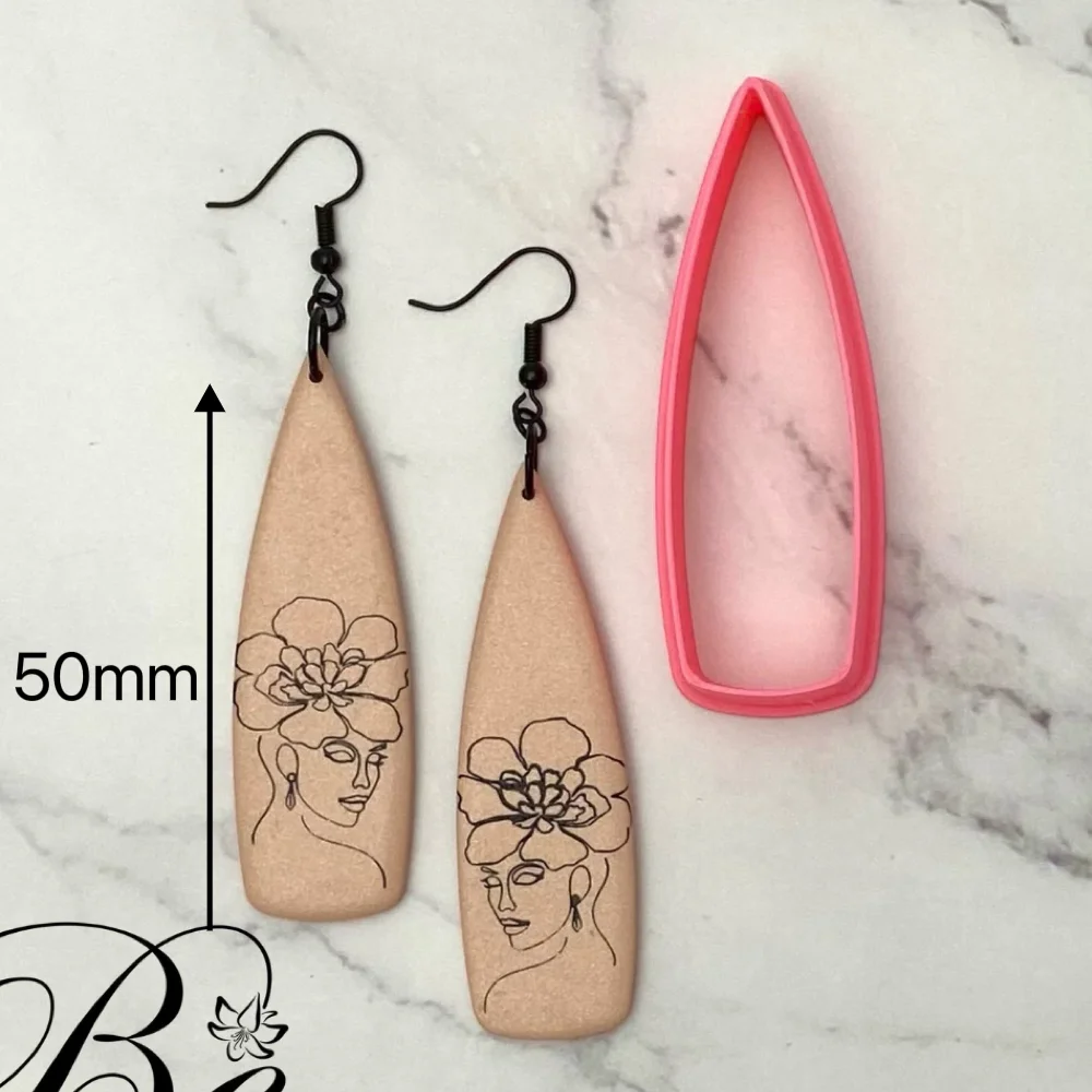 Organic Polymer Clay Cutters for Earrings Making Polymer Clay Earring Cutter polymer clay cutter