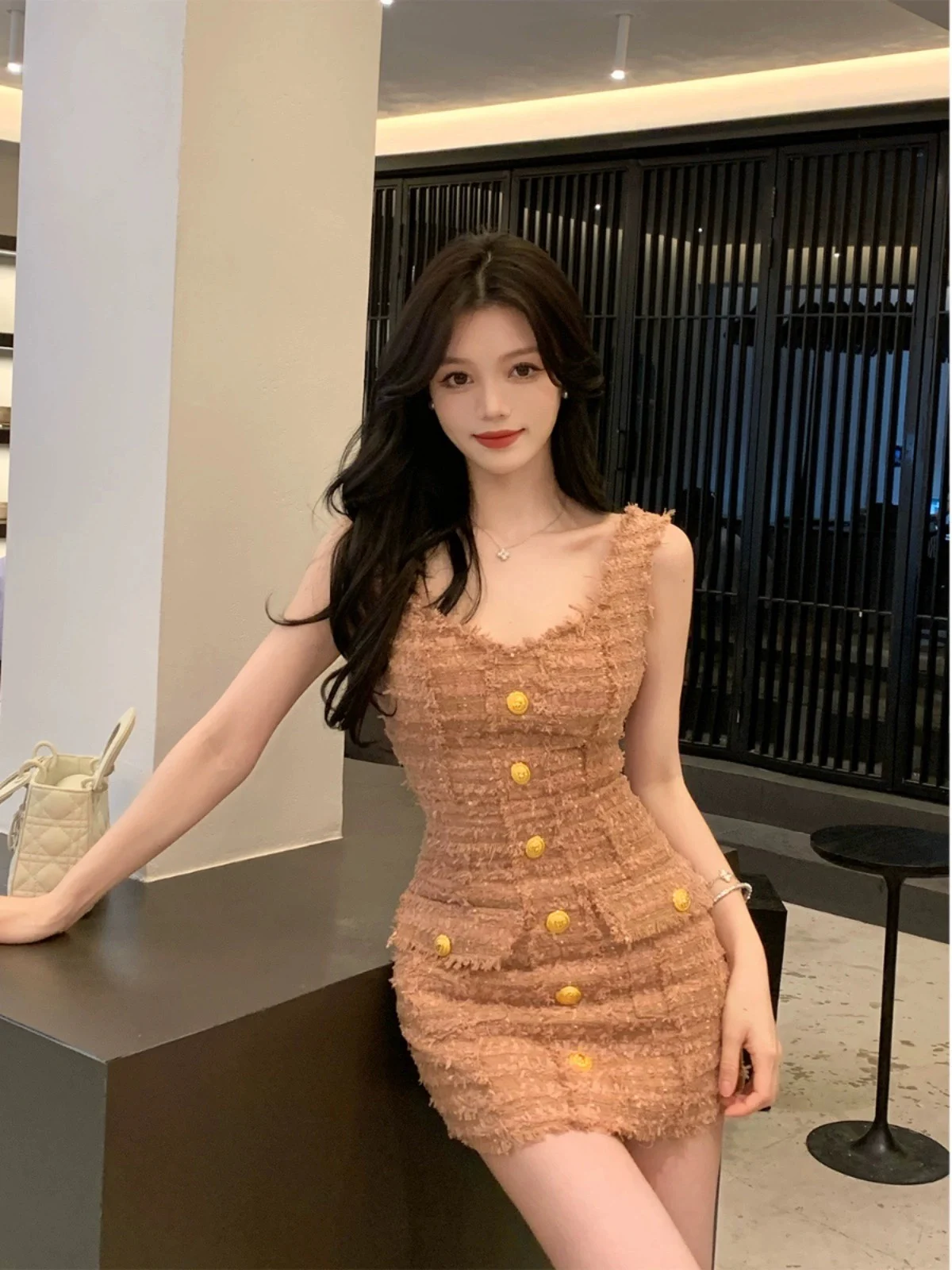 

2023 Spring/Summer Fashion New Women's Clothing Suspender Dress 0730