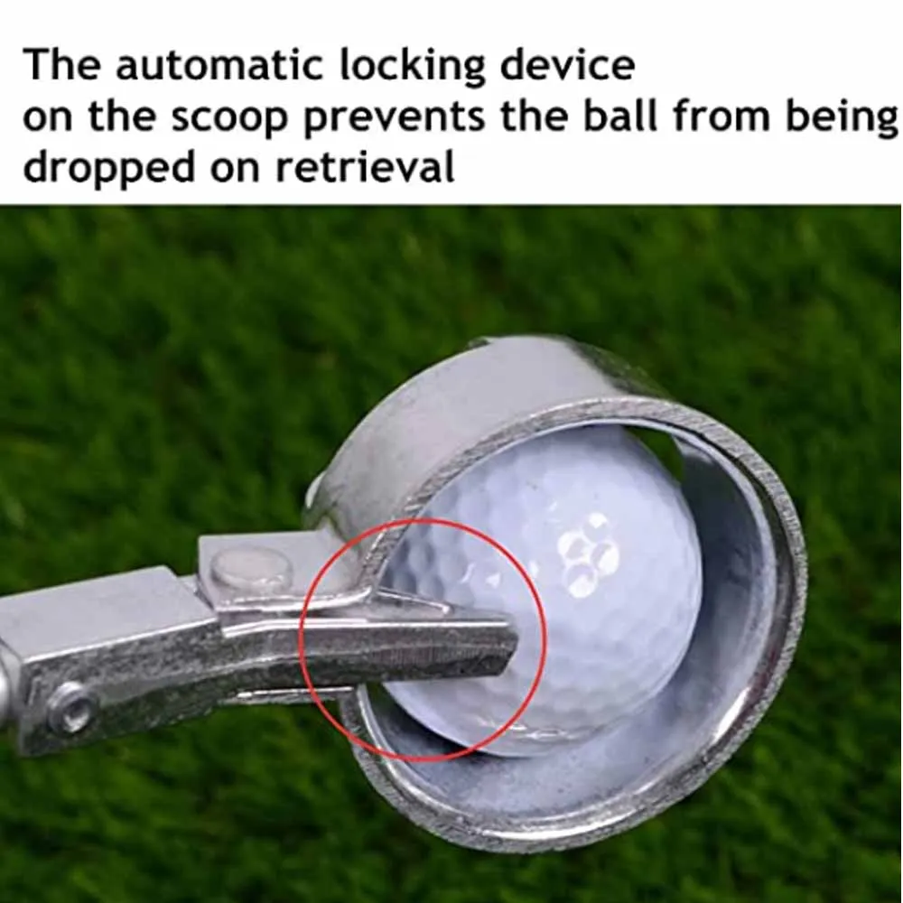 Retractable Golf Ball Picker Aluminum alloy Golf Ball Retriever Grabber