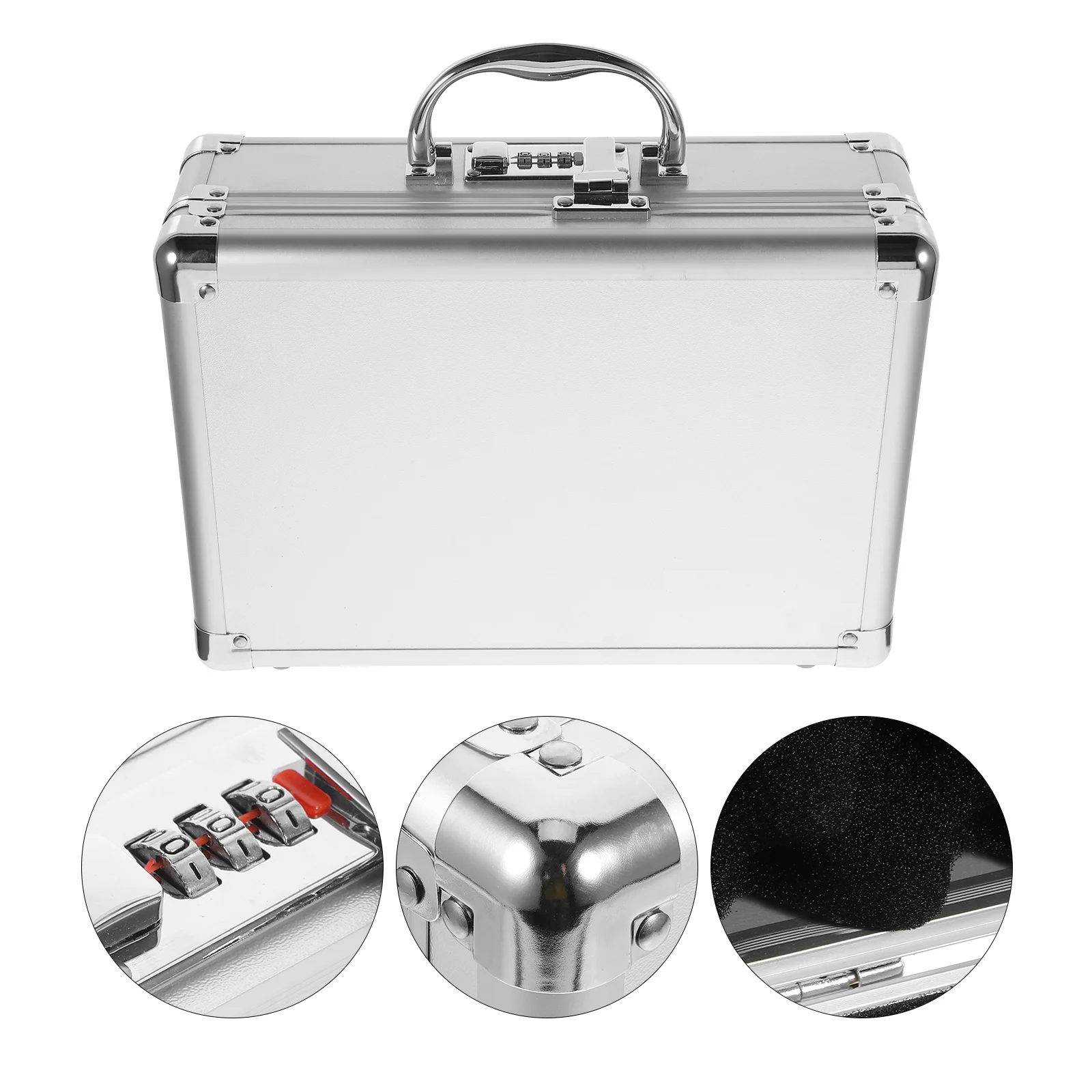 Suitcase Maintenance Tool Tools Heavy Duty Toolbox Vehicle Electrician Carry-out Metal Briefcase Portable 5
