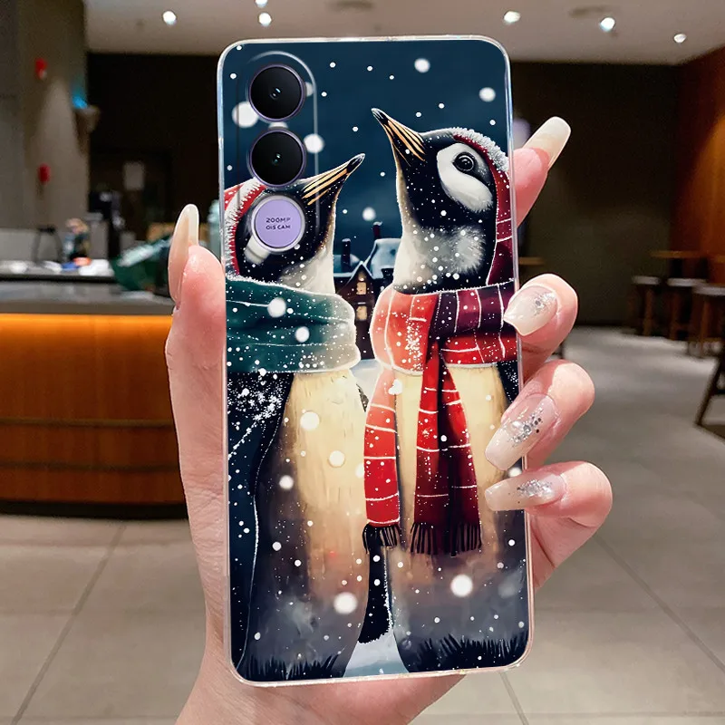 Aesthetic Luxury Soft Silicone Transparent Phone Cover Shell