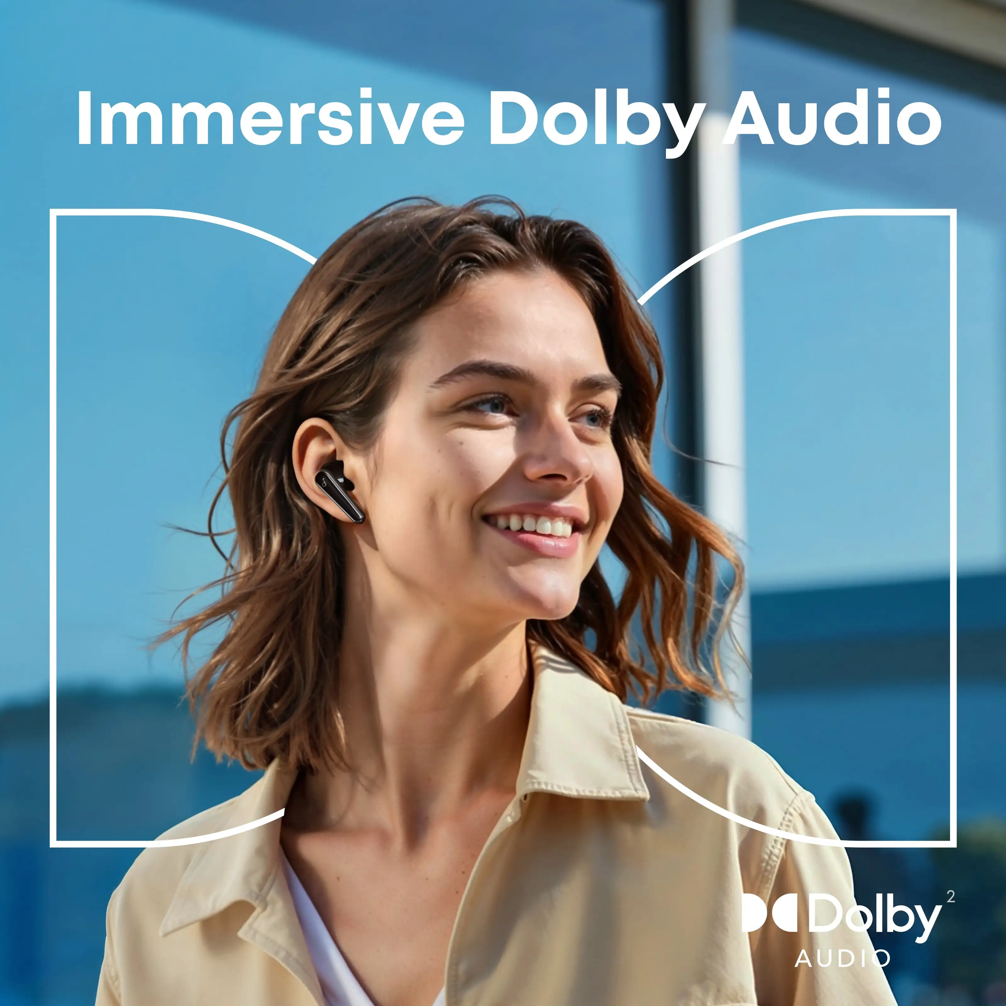รูปสินค้า หูฟังไร้สายตัดเสียงรบกวน Soundcore Liberty 5 พร้อมระบบเสียง Dolby Audio ตัดเสียงรบกวนแบบปรับได้แบบเรียลไทม์ ไมโครโฟน 6 ตัว พร้อม AI ANC 3