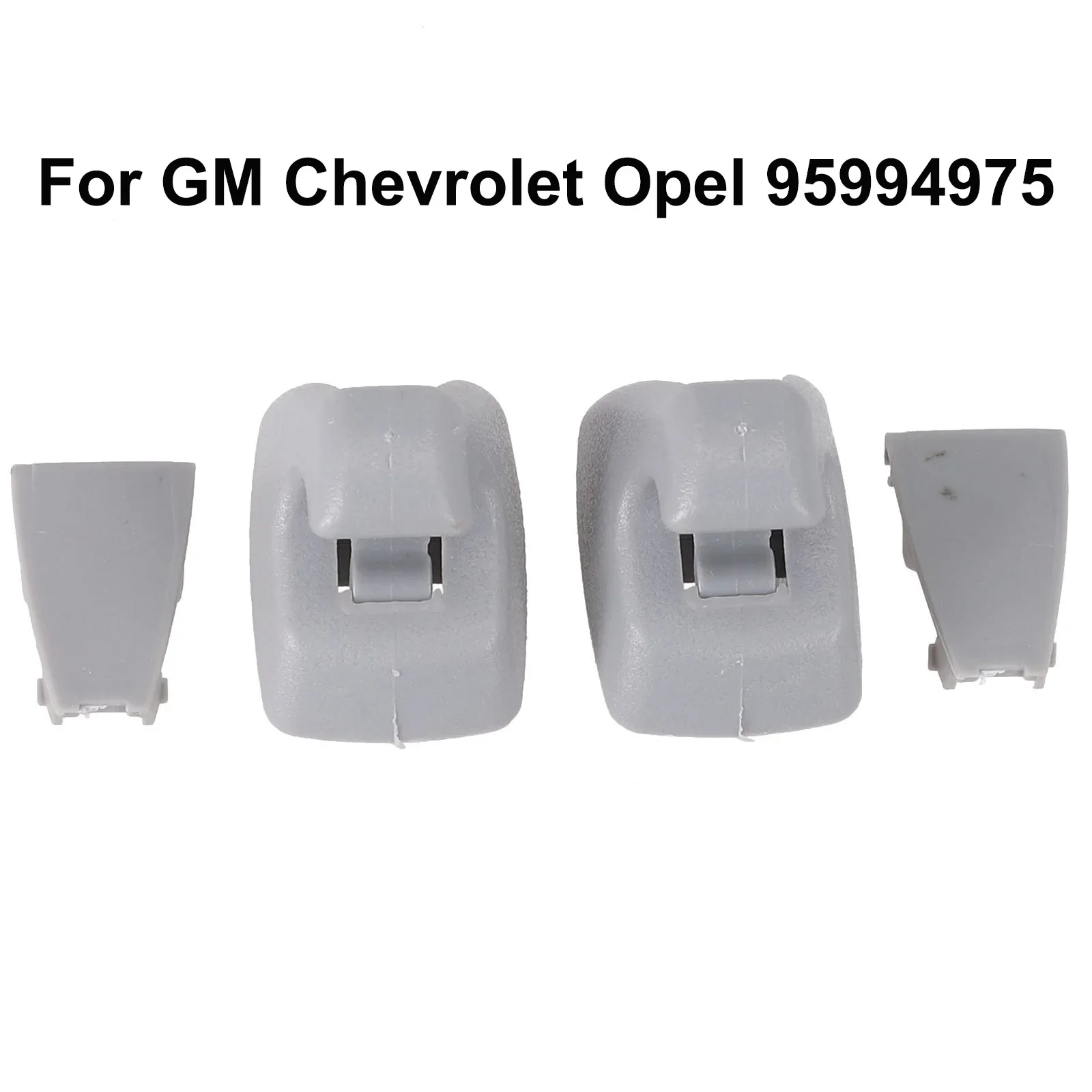 2x Auto Sun Visor Gray Support Clip Retainer For-Cruze For-Sonic Auto Support Clip Retainer Bracket Hook Interior Accessories