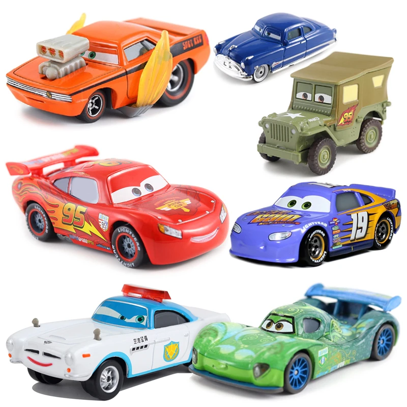 Disney Pixar Cars 3 Pickup Lightning McQueen Mater Jackson Storm Ramirez 1:55 Diecast Vehicle Metal Model Boy Toy Christmas Gift ice cream truck toy