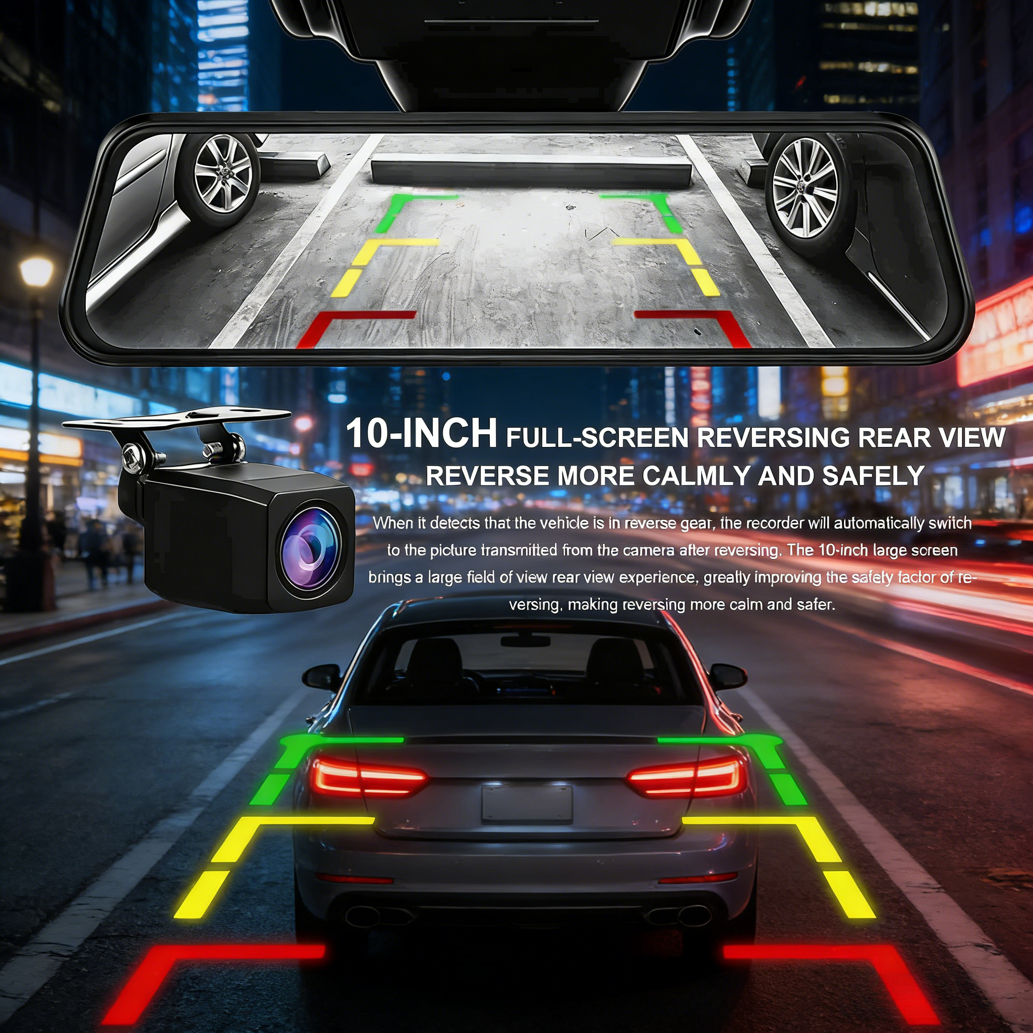 Rearview Mirror Camera – High Definition and Night Vision!!