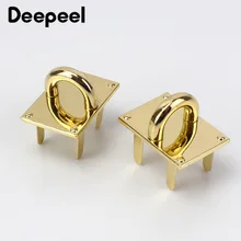 

4/10/20pcs 30mm Golden Bag Clasp Buckle Metal Women Luggage O Ring Arch Bridge Hardware Crafts Pendant Decor Accessories AP613