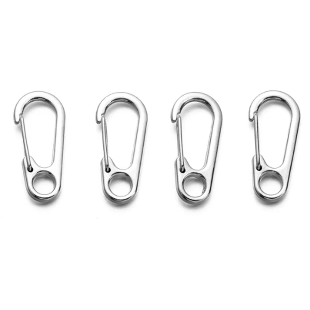 Lobster Clasp Buckle Keychain 5/10pcs Carabiners Outdoor Camping Buckles Alloy Spring Snap Hooks Keychains Tool Clips