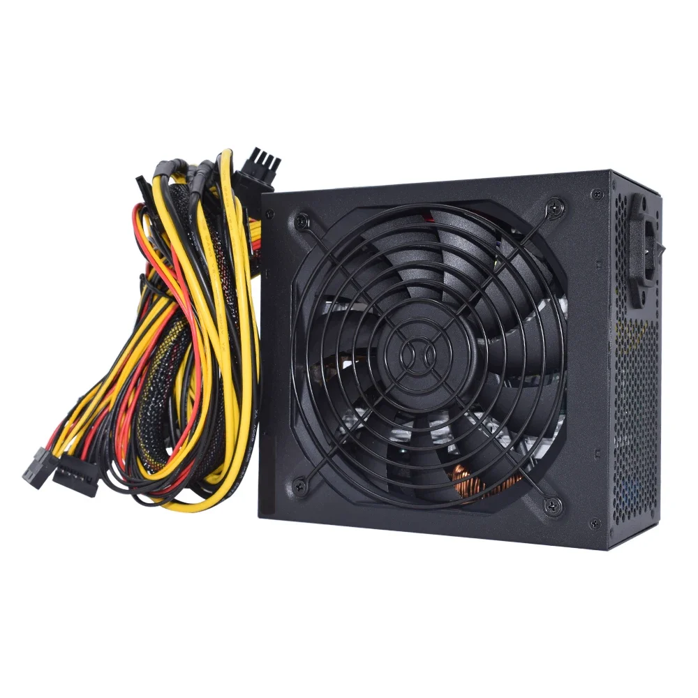 2000W 2400W Bitcoin mining PSU PC Power Supply Computer Mining Rig 8 GPU  ATX ETC RVN Coin 12v 4 pin power supply - AliExpress 7