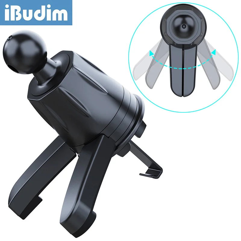 

iBudim Car Air Outlet Metal Hook Clamp Upgrade 17mm Ball Head Base for Car Air Vent Clip Mount Car Phone Holder Accessories