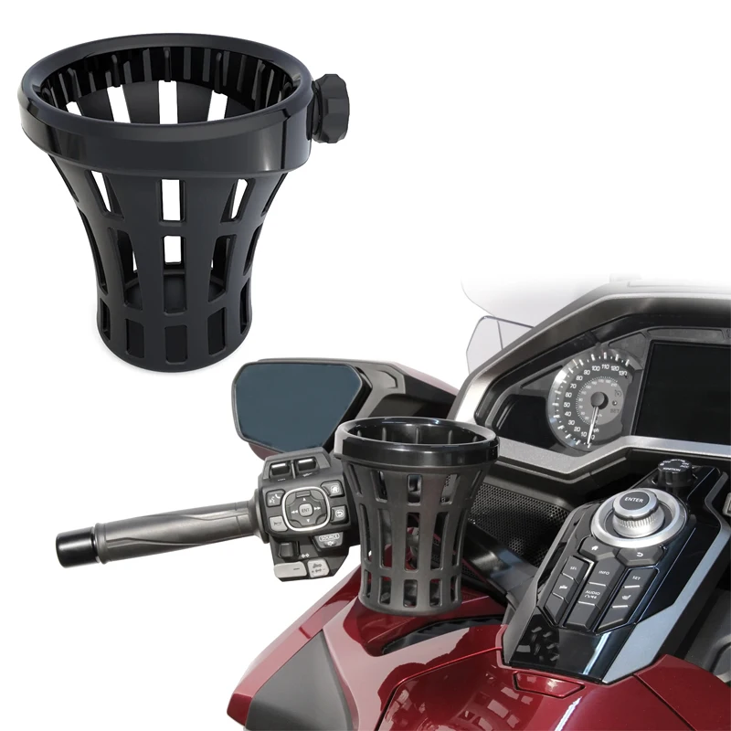 

Для Honda Goldwing GL1800 GL1800B F6B 2018-2023 мотоциклетный держатель для чашки с креплением под напитки жемчужное хромированное покрытие