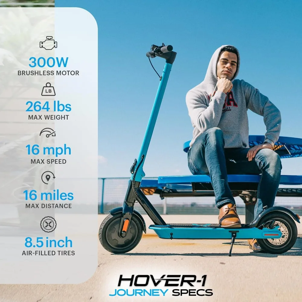 er 14MPH, 16 Mile Range, 5HR Charge, LCD Display, 8.5 Inch High-Grip Tires, 220LB Max Weight, Cert. & Tested-Safe for Kids, Te