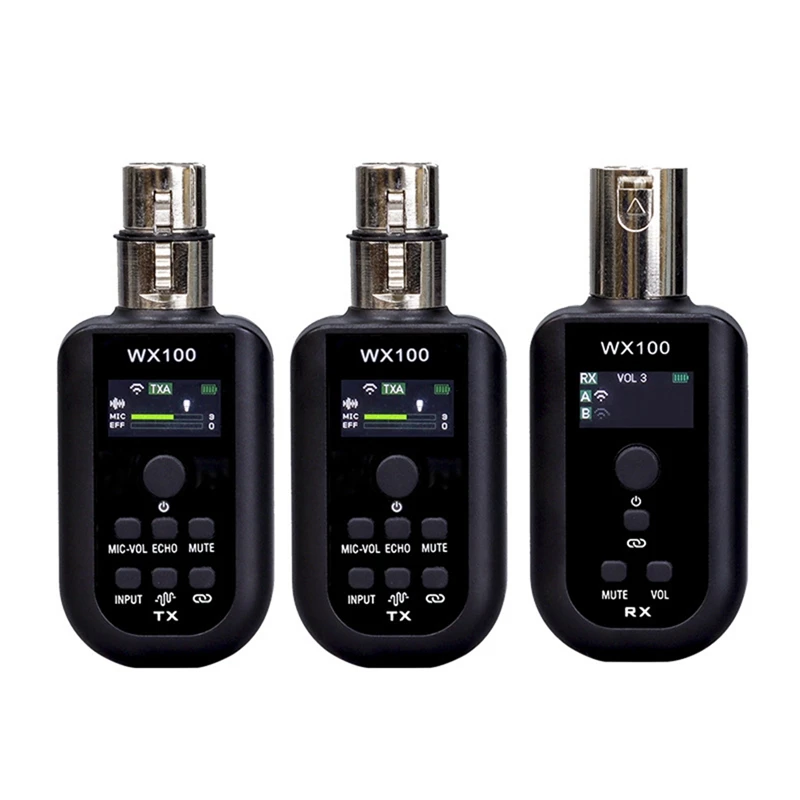 

Uhf Wireless Microphone Converter Professional Wireless Adapter Wired Microphone To Wireless Audio Transmitter Receiver