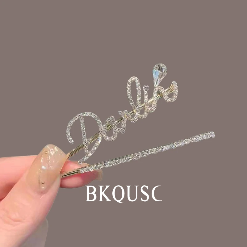 Rhinestone Flower Woman's Hairpins Elegant Metal Hair Clip Hair Accessories Girl's Fashion Butterfly Women Barrettes Hairpin