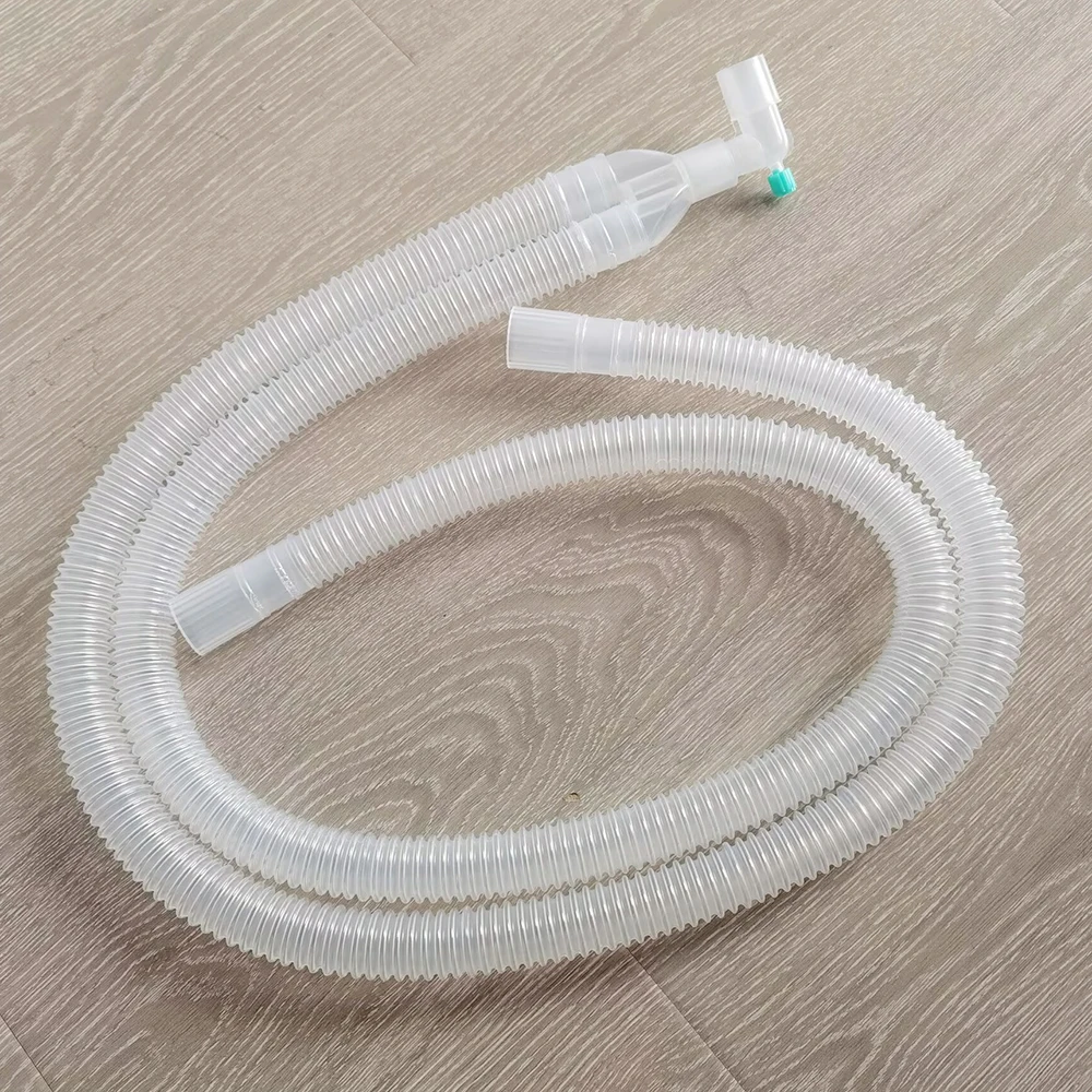 Anesthesia Breathing Circuit Corrugated Tube Anesthesia Ventilator Breathing Circuits Veterinary Instrument