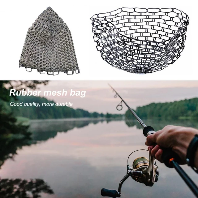 Landing Net Large Rubber Fish Net Rubber Universal Useful High Strength  Rubber Fish Net - AliExpress