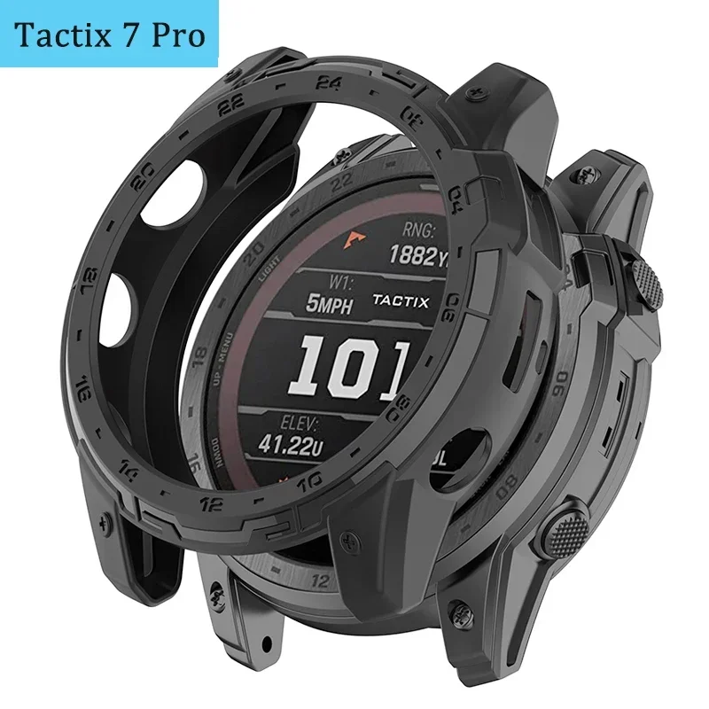 TPU Case For Garmin Fenix 7X Pro 6X 5X Tactix 7 Pro Fenix 7 6 5 Enduro 2 Soft Silicone Transparent Case For Garmin Tactix 7