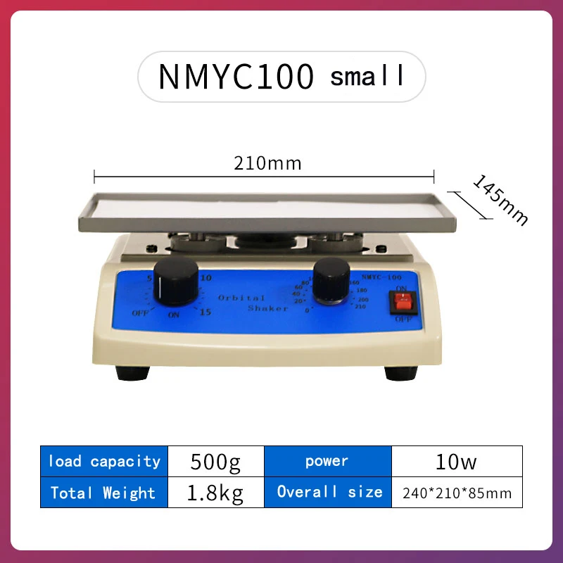 

110/220V Laboratory Rotary Oscillator RPR Mixer Lab Orbital Rotator Shaker Orbital Oscillator 210RPM Adjustable Speed Oscillator