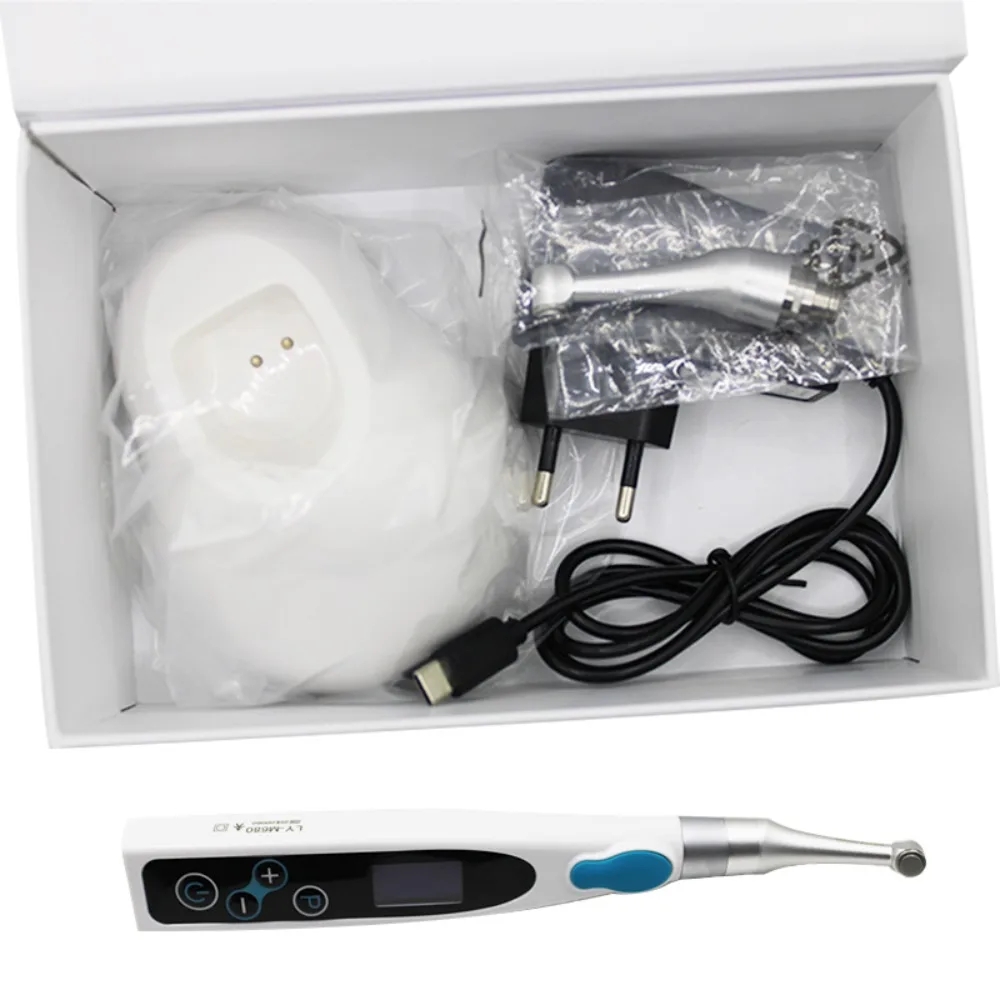 AG EndoMotor 16:1 Dental Reduction Equipment Wireless Endo With LED Light Imported Motor Root Canal Instrument Dentist Tips