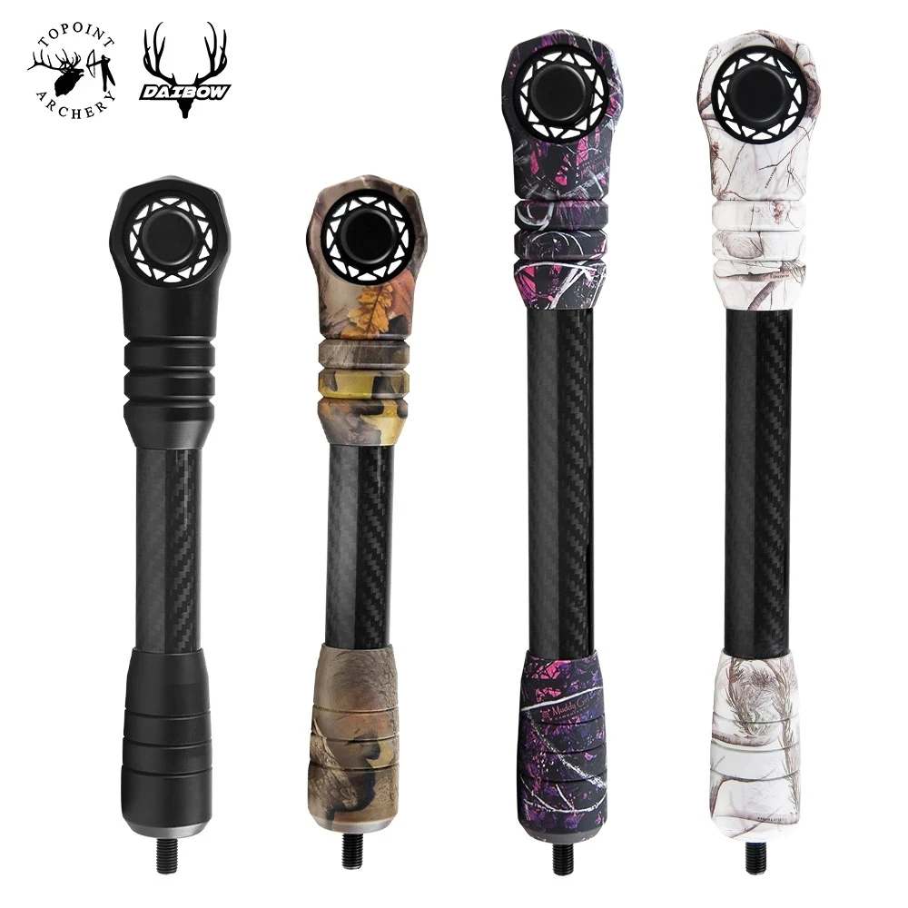 

Topoint TP640 Archery 8 Inches Stabilizer CNC Machined For Compound Bow Archery Hunting Shooting