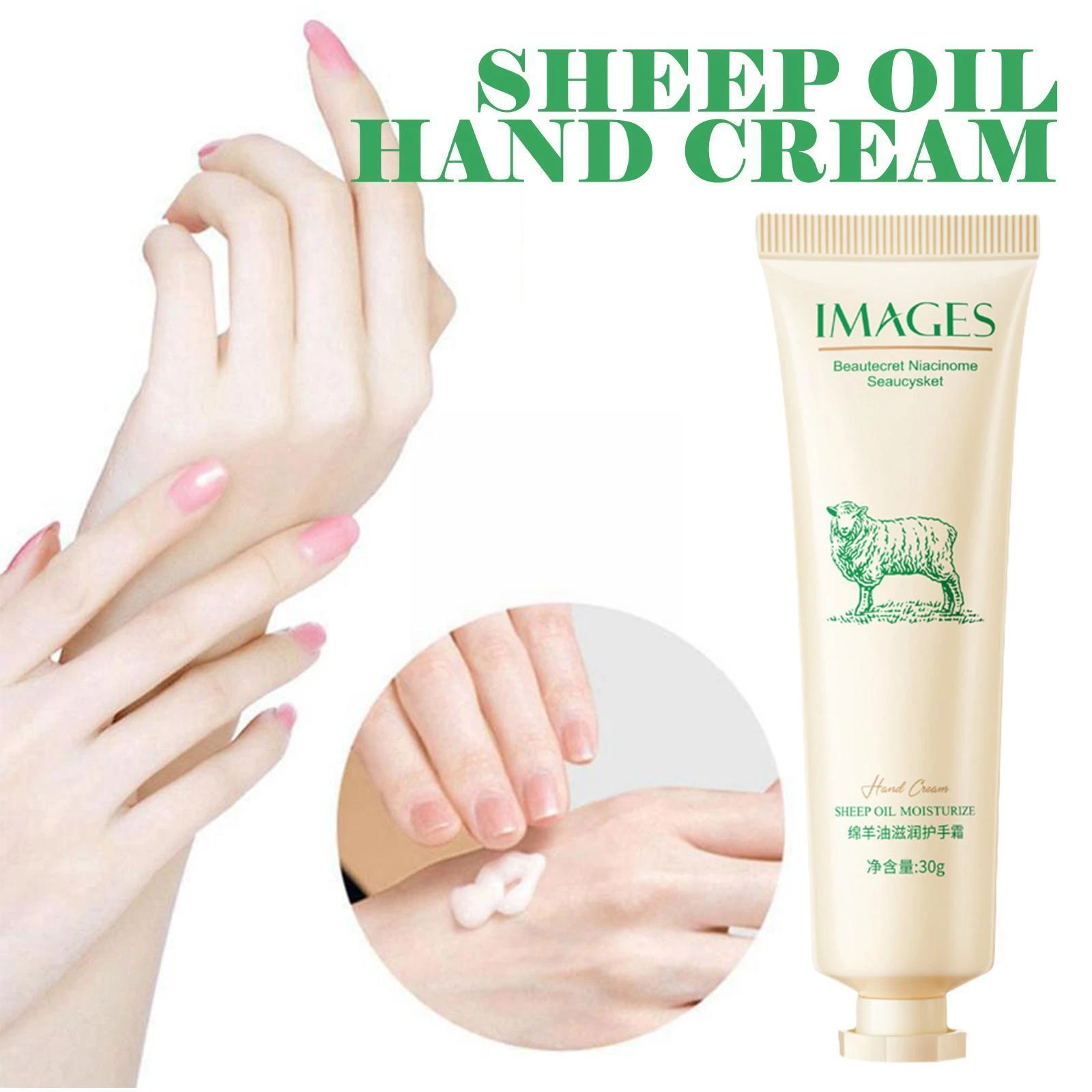 Les Officines Actifs Beauté Crème Mains Au Karité Crème hydratante pour les mains, 30g, huile de mouton, lanoline, Anti  séchage, soin pour les jambes, le cou et le dos | AliExpress