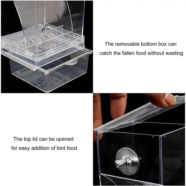 Mangiatoie Per Pappagalli Da 2 Pezzi - Contenitori Per Gabbia, Accessori Sicuri E Colorati - Foto 12