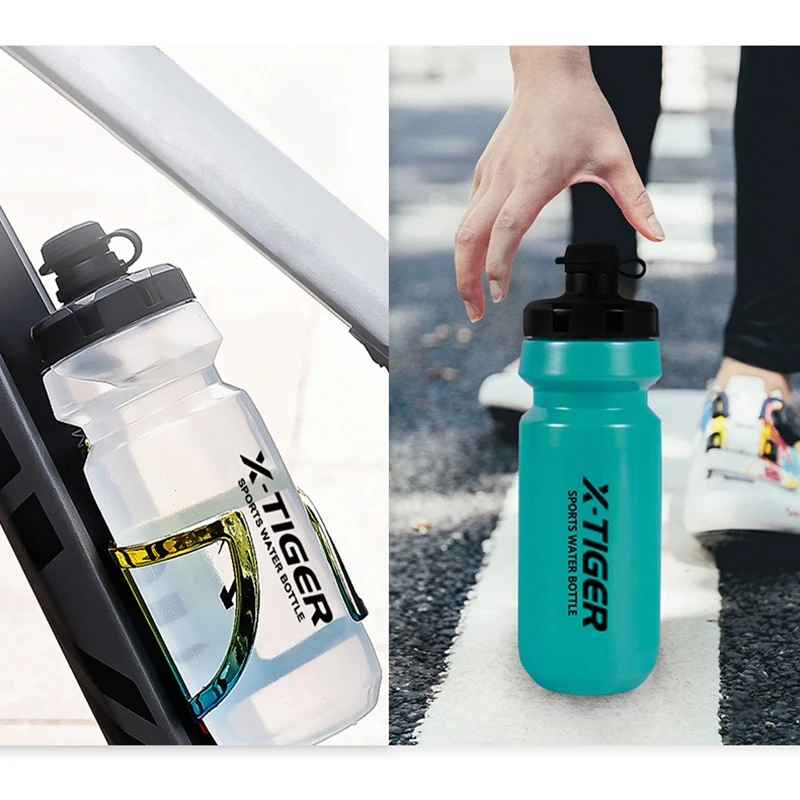 Bicycle Water Bottle X-TIGER MTB Road Cycling Water Bottle 650ML Leak-proof Bicycle Squeeze Water Bottle for Long-distance Cycling Outdoor Sports bicycle water bottle