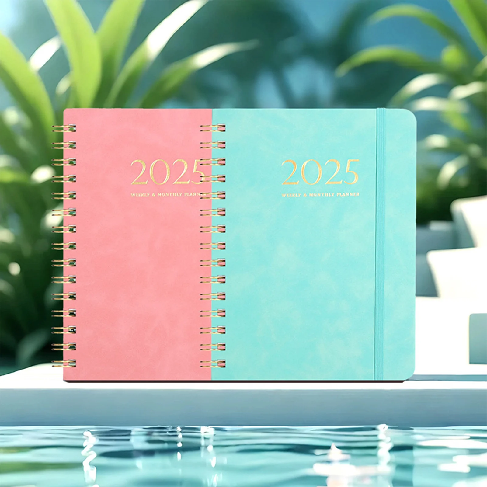 Schedule Notebook Weekly and Monthly Planner Stylish Design Practical Tool Exquisite Thanksgiving Gift Office School Supplies