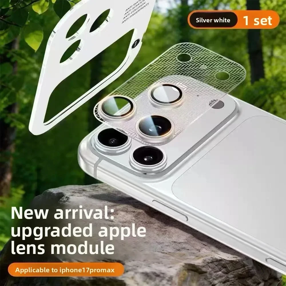 Premium AR HD Camera Lens Protector with Tempered Glass - Anti-Scratch, Anti-Fingerprint, Full Coverage Film