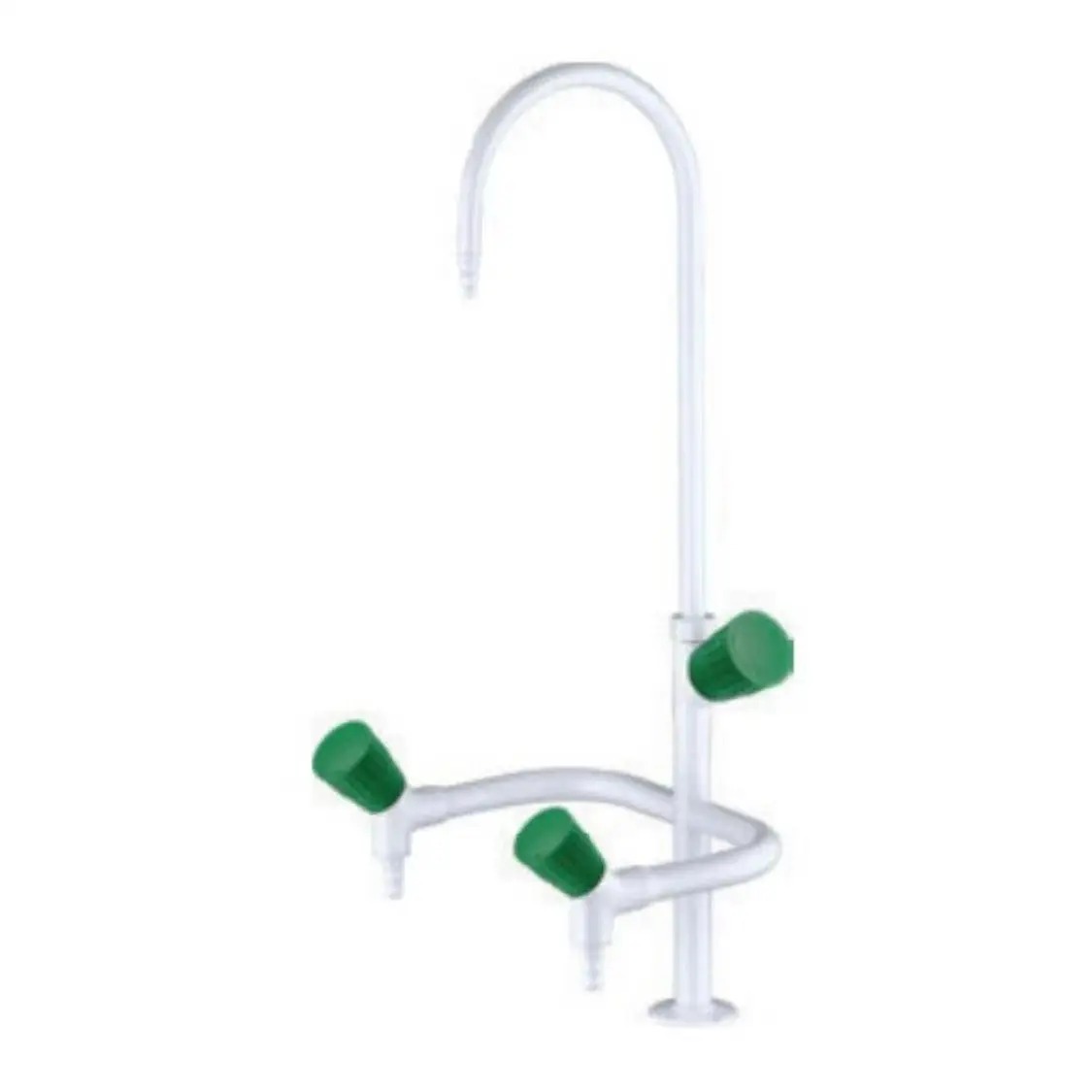 (1SET)Laboratory Accessories Triple Outlet Lab Water Faucet Brass Tap