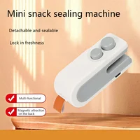 Mini Machine à sceller, thermoscelleuse rechargeable par USB, sac de rangement, emballage en plastique, scelleuse alimentaire, sac à Clip, thermoscelleuse alimentaire portable 2