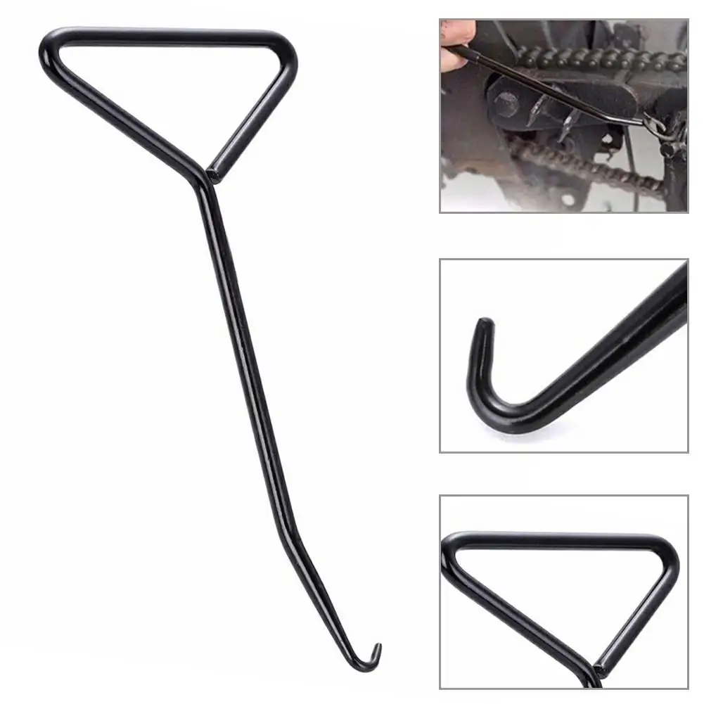 1pcs Motorcycle T-Handle Exhaust Pipe Spring Hook Puller Cotter Pin Puller  Tool Stainless Steel Universal For Motorcycle Bicycle