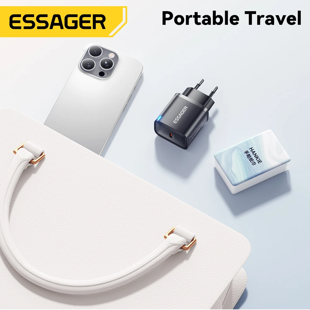 Essager Mini 30W Type C Fast Charger with PD QC3.0 Technology