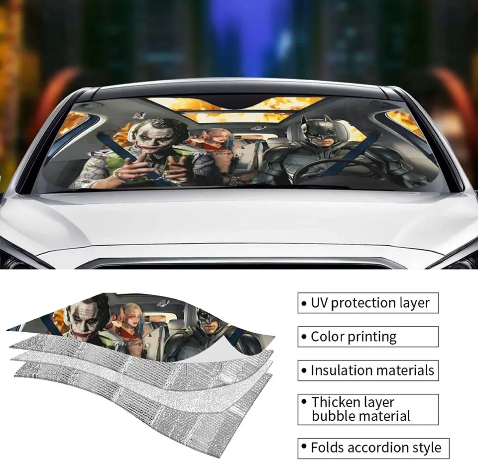 Parasole Auto Pieghevole 150x70cm - Protezione UV Per Parabrezza, Adatto Per Auto E SUV - Foto 4