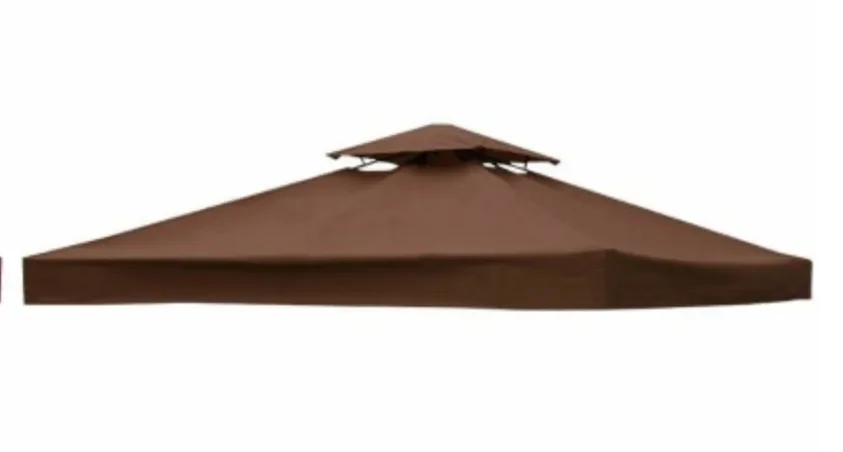 3x3M Waterproof Sun Garden Gazebo Top Cover Replacement Gazebo Canopy Roof Sunshade Outdoor Cover Sunshade Patio Pavilion