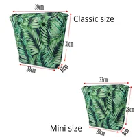 TANQU New Composite Twill Cloth Waterproof Inner Lining Insert Zipper Pocket for Classic Mini Obag Senior Inner Pocket for O Bag 2