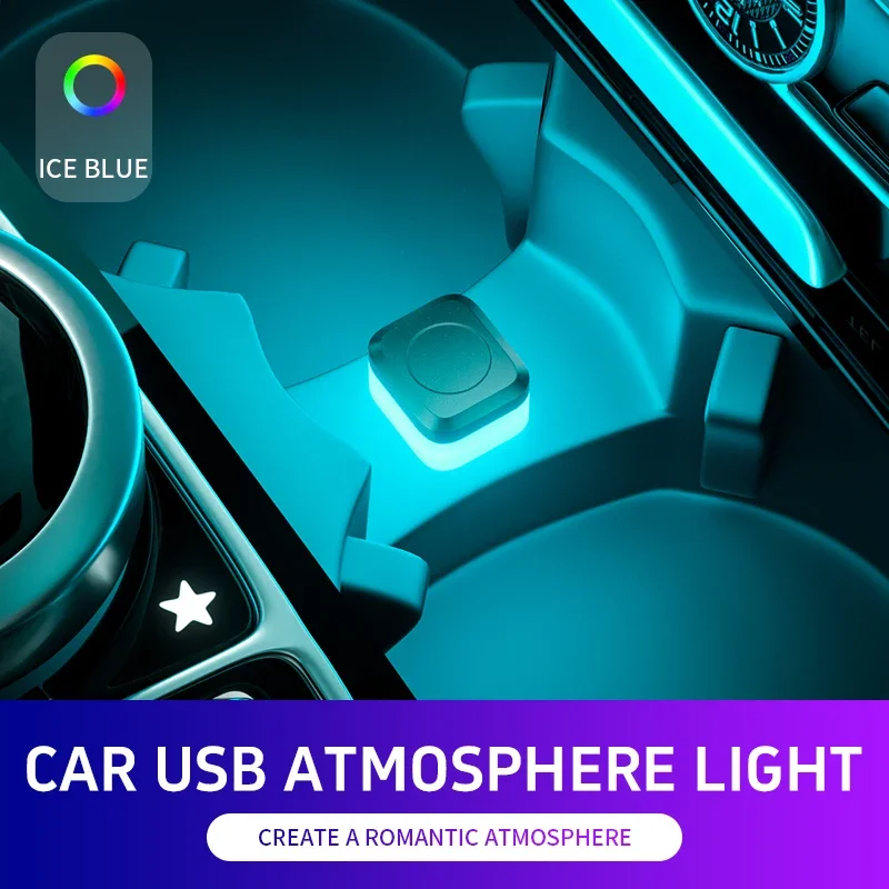 ตัวเลือกสินค้า ไฟ LED ตกแต่งรถยนต์ USB สร้างบรรยากาศ