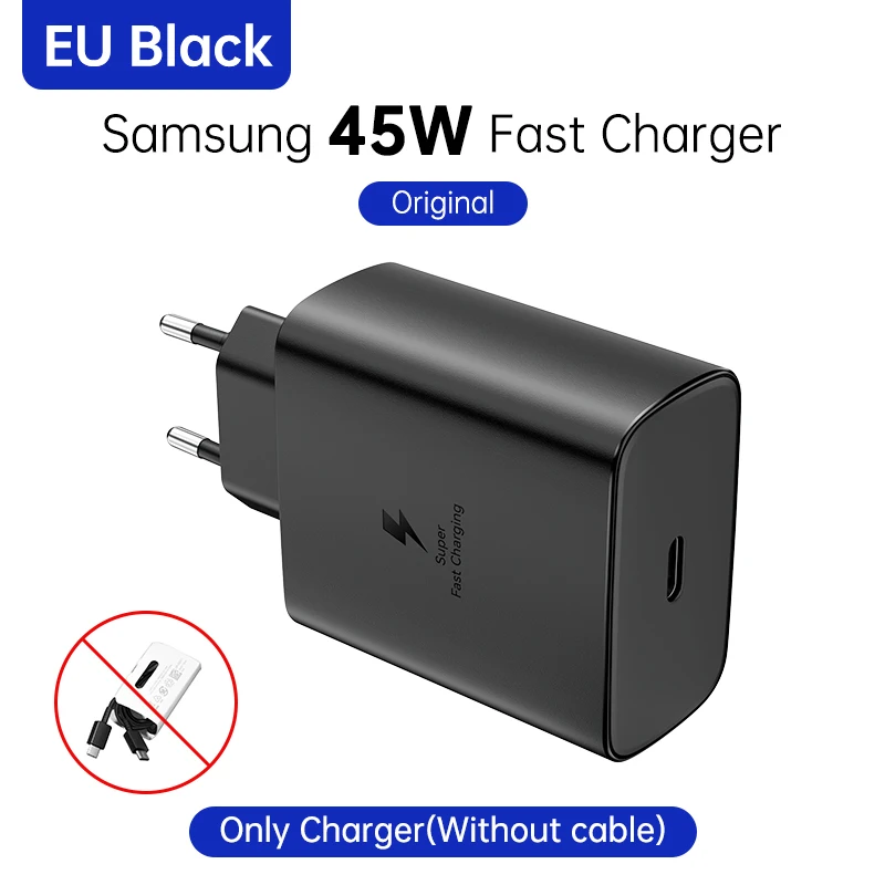 SAMSUNG 45W Super Fast Charging Wall Charger with 5A USB-C Cable