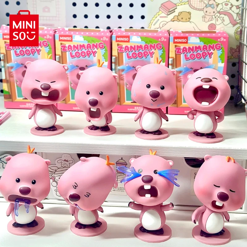 海外限定 miniso Zanmang Loopy フィギュア 正規品 ZANMANG LOOPY Mini Figure Ver.1 Random Box or Full Set
