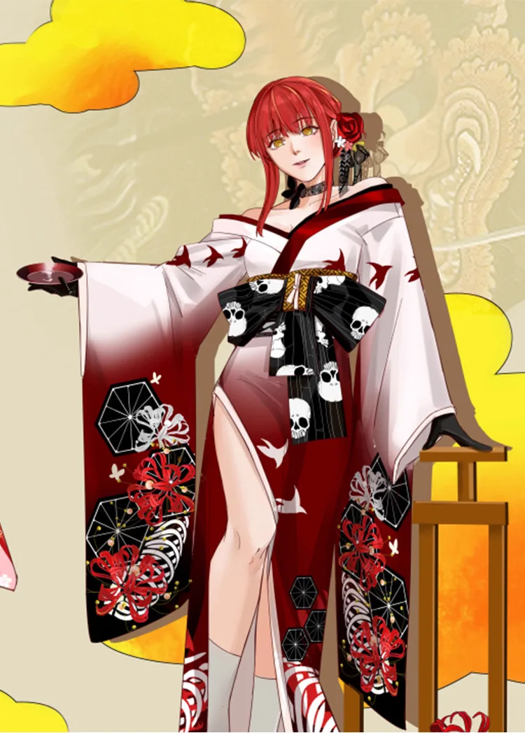 Chainsaw Man-Inspired Makima Business Suit Cosplay Costume for Adults