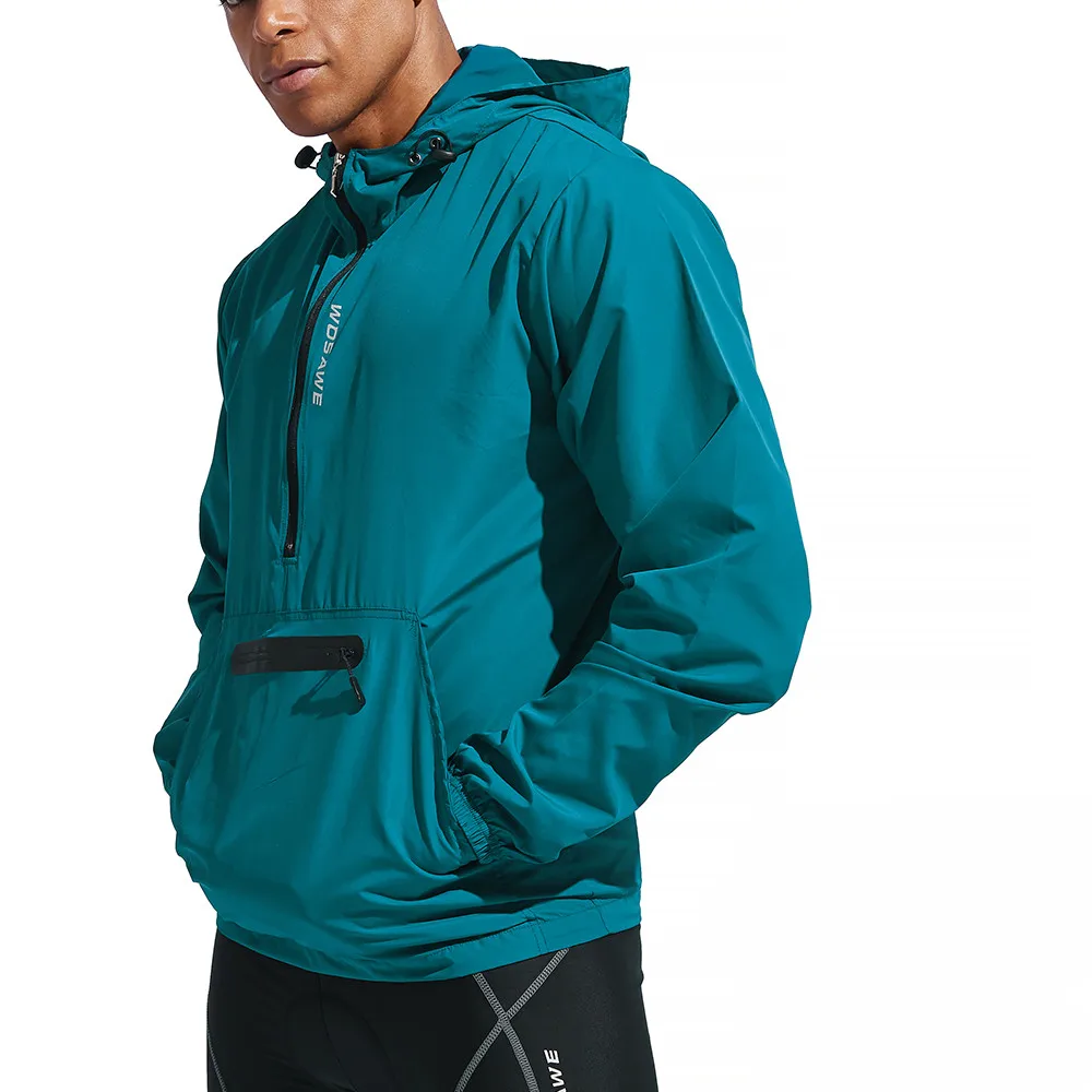Cycling Jacket Cycling Clothes WOSAWE Men's Cycling Hoodies Jacket Waterproof cortavientos ciclismo hombre MTB Bike Hooded Jackets Bicycle Windbreaker M-3XL