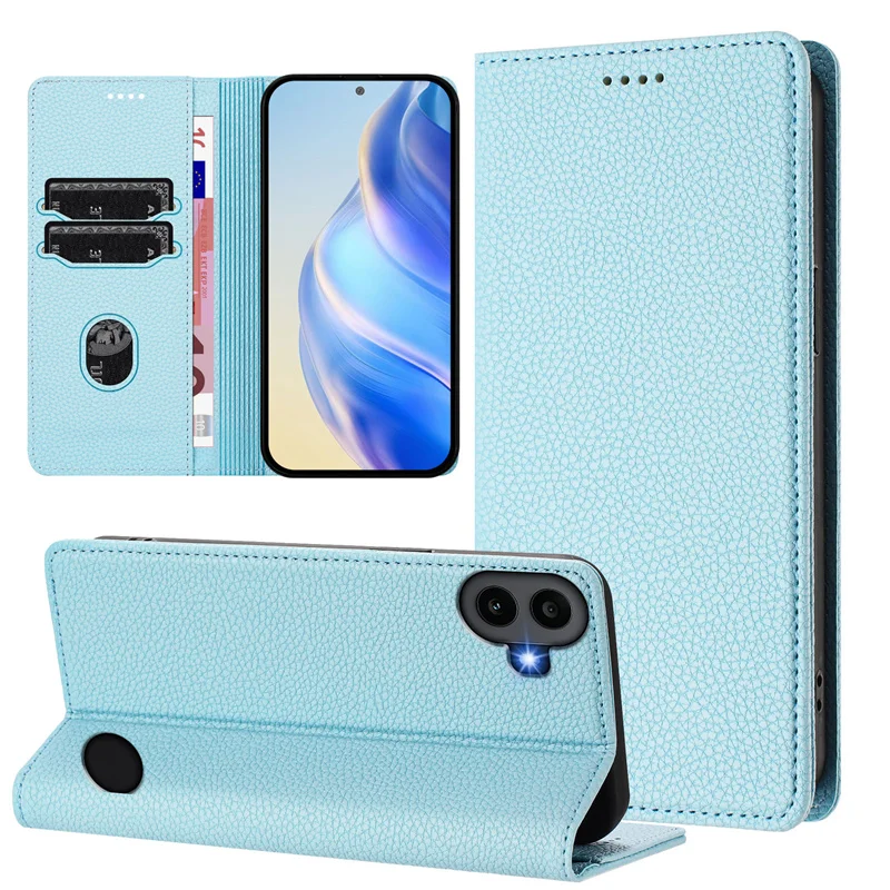 Premium Retro Leather Flip Wallet Case with Magnetic Closure
