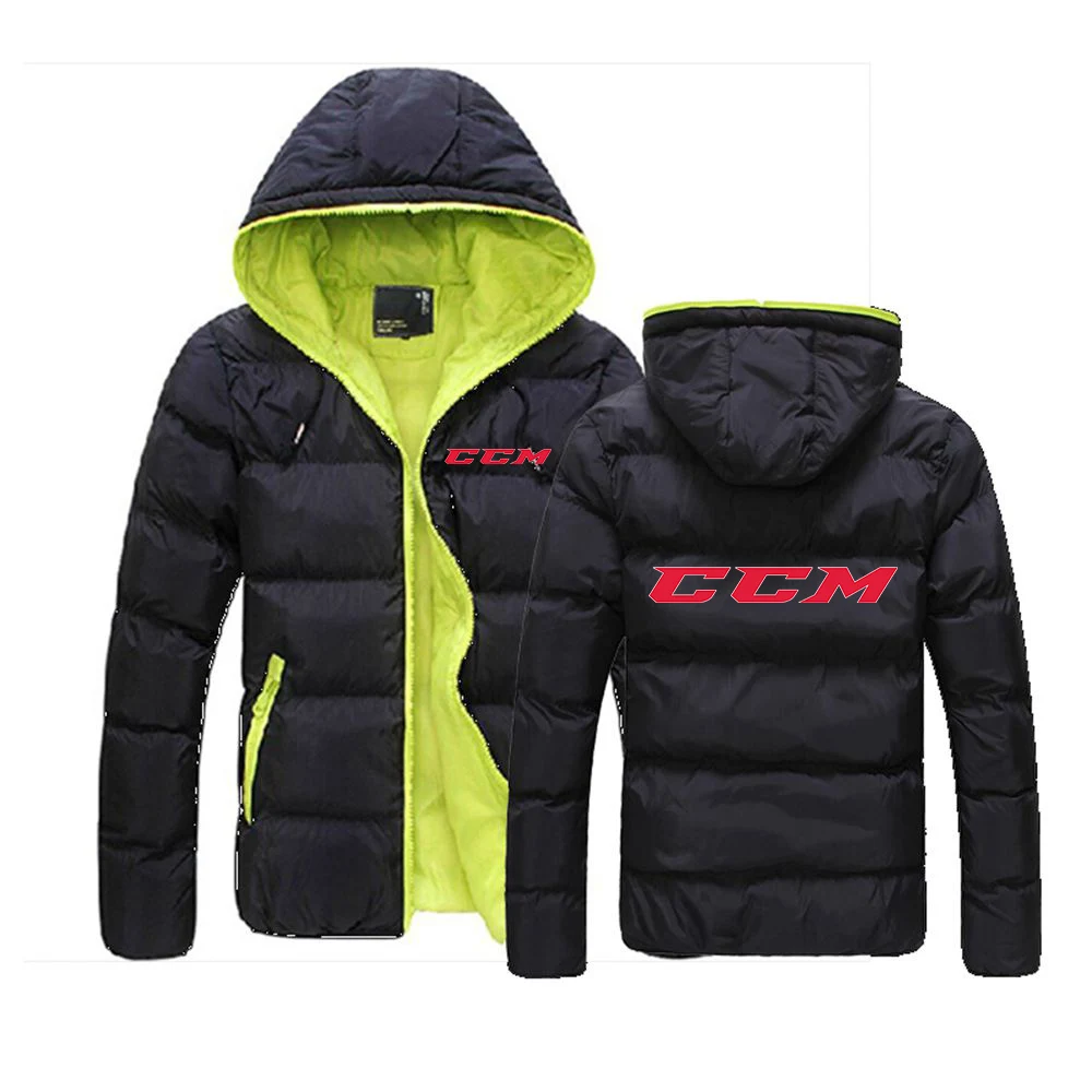 CCM New Men's Autumn and Winter Hot Sale Six-color Cotton Jacket Casual Hooded Comfortable Solid Color Fashion Coat