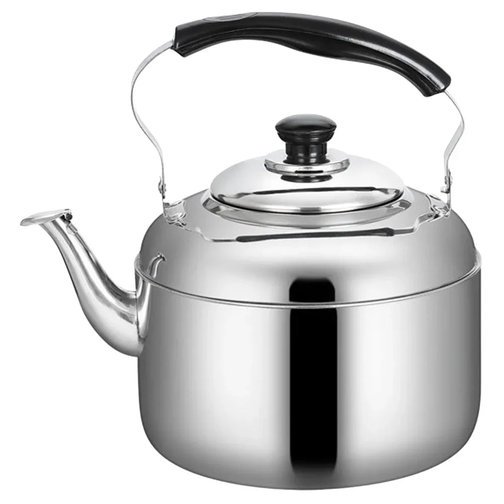 스테인리스 스틸 채반 주전자, 모카 물 끓는 소리, 휴대용 두꺼운 휘슬링 티팟 Toster Bread maker